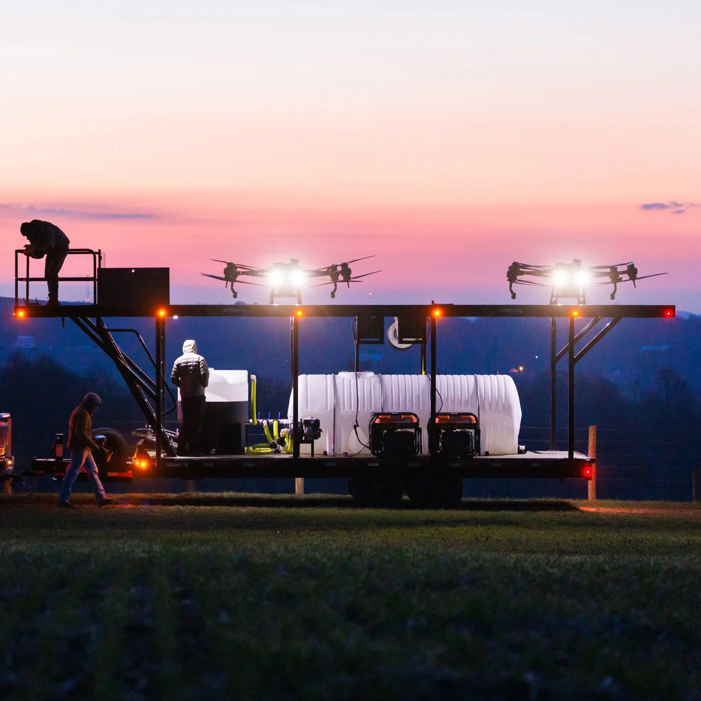 Agricultural drone technology